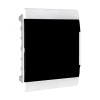 Бокс 24мод встраиваемый белый черная прозрачная дверь IP41 SlimBox EKF