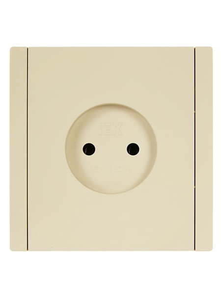 Фортепиано ваниль розетка скрытая 1-мест IP20 