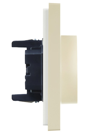 купить Фортепиано ваниль розетка скрытая 2-мест заземление шторки быстрозажим. клем. IP20  в Иванове Фортепиано ваниль розетка скрытая 2-мест заземление шторки быстрозажим. клем. IP20