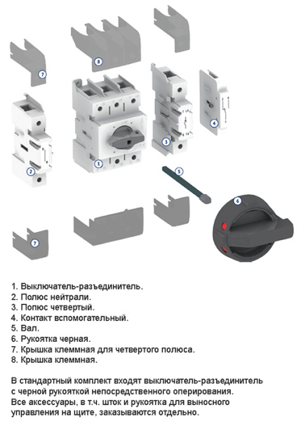 Выключатель-разъединитель 3Р 63А DI-63-3 КЭАЗ OptiSwitch