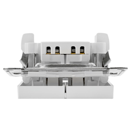 AtlasDesign белый выключатель 2кл скрытая 10А IP20 