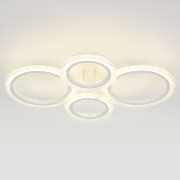 Светильник потолочный (люстра) свд 59Вт 3000К-6500К 4900лм белый пульт