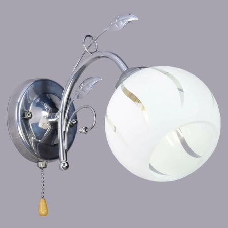 Светильник настенный (бра) 1*60Вт E27 хром Россвет