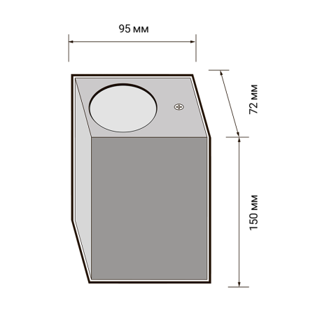 купить Светильник настенный 2*35Вт GU10 IP65 черный пластик Jazzway в Иванове Светильник настенный 2*35Вт GU10 IP65 черный пластик Jazzway