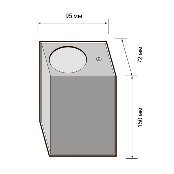 купить Светильник настенный 2*35Вт GU10 IP65 черный пластик Jazzway в Иванове Светильник настенный 2*35Вт GU10 IP65 черный пластик Jazzway