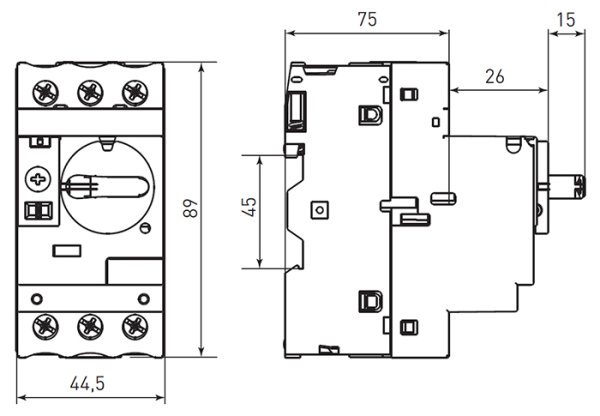 купить Автомат защиты двигателя 6-10А GV2P EKF PROxima в Иванове Автомат защиты двигателя 6-10А GV2P EKF PROxima