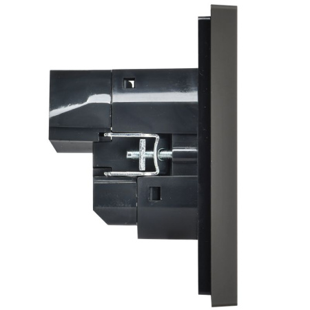 купить Фортепиано серый розетка скрытая 1-мест заземление шторки USB IP20 3,1А в Иванове Фортепиано серый розетка скрытая 1-мест заземление шторки USB IP20 3,1А