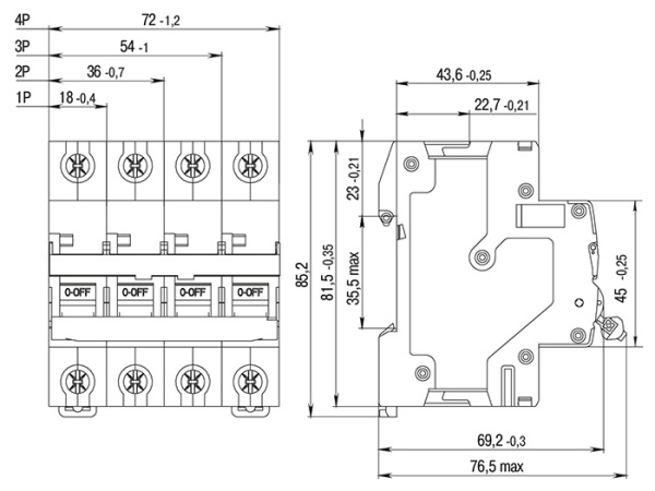 Автомат 1Р 25А B 6кА M06N IEK ARMAT 