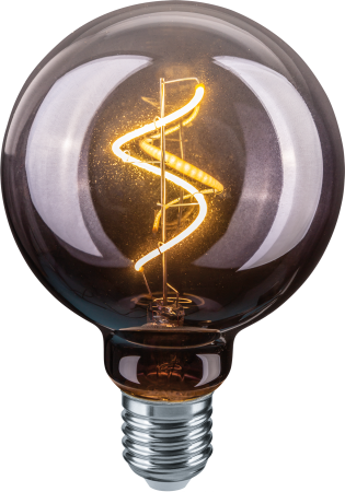 Лампа светодиодная 220В Е27 4Вт 2700К 170лм шар G95 серая филамент Navigator винтаж