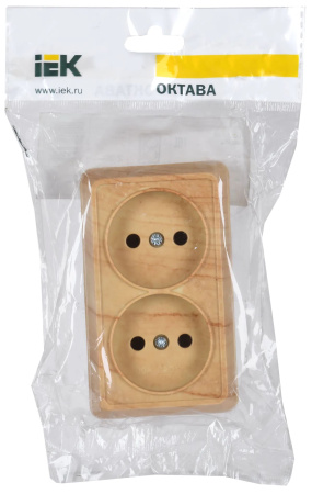 купить Октава сосна розетка открытая 2-мест IP20  в Иванове Октава сосна розетка открытая 2-мест IP20