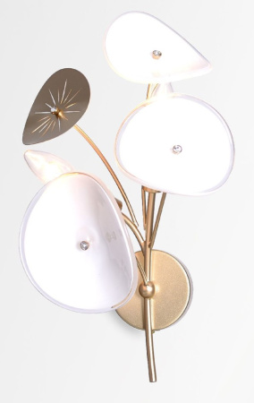 Светильник настенный (бра) 2*40Вт E14 золото Rivoli