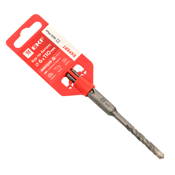 купить Бур SDS+ 6*50(110)мм EKF Master в Иванове Бур SDS+ 6*50(110)мм EKF Master