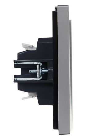 купить Фортепиано сталь переключатель 2кл с подсветкой скрытая 10А IP20  в Иванове Фортепиано сталь переключатель 2кл с подсветкой скрытая 10А IP20