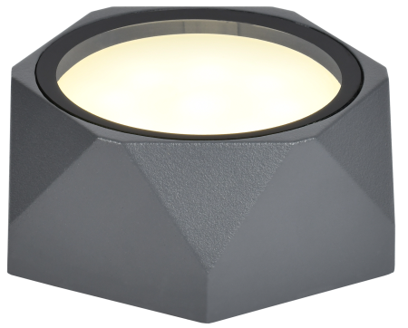 купить Светильник настенный 1*15Вт GX53 IP65/IP67 серый металл IEK в Иванове Светильник настенный 1*15Вт GX53 IP65/IP67 серый металл IEK