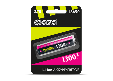 Аккумулятор 18650 1300mAh 3,7В BL1 ФАZA