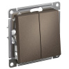 AtlasDesign мокко переключатель 2кл скрытая 10А IP20 