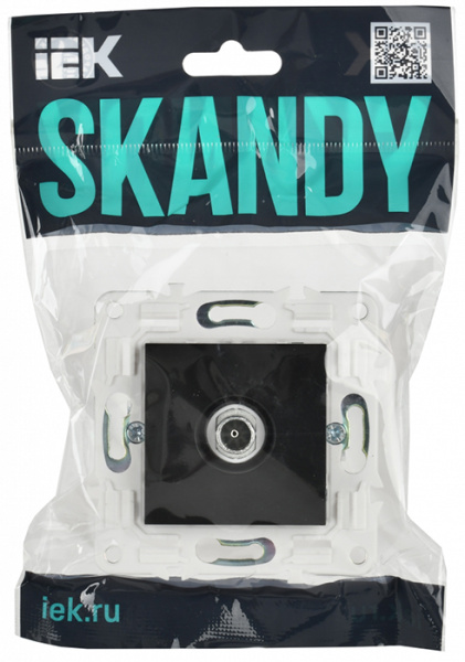 купить Сканди черный розетка TV оконечная скрытая 1-ая в Иванове Сканди черный розетка TV оконечная скрытая 1-ая